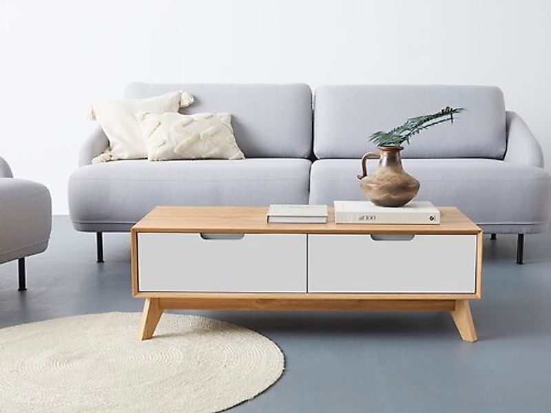 andas Couchtisch »Pandrup«, mit 2 Schubkasten, in verschiedenen Farben erhä günstig online kaufen