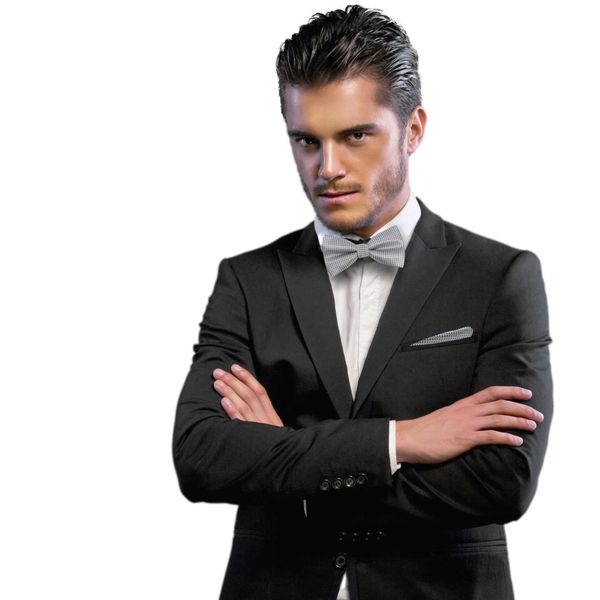 GASSANI Fliege Hochzeitsfliege Karo Tuch Festlich, günstig online kaufen