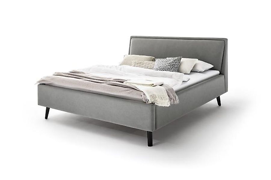 140x200 Polsterbett FRIEDA von Meise Möbel Hellgrau günstig online kaufen