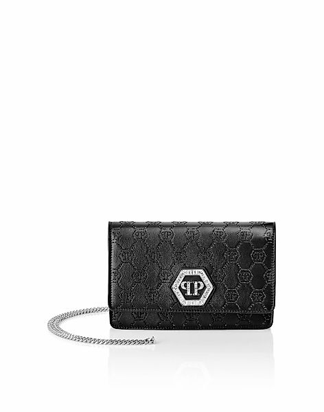 PHILIPP PLEIN Clutch "Hexagon Verziert" günstig online kaufen