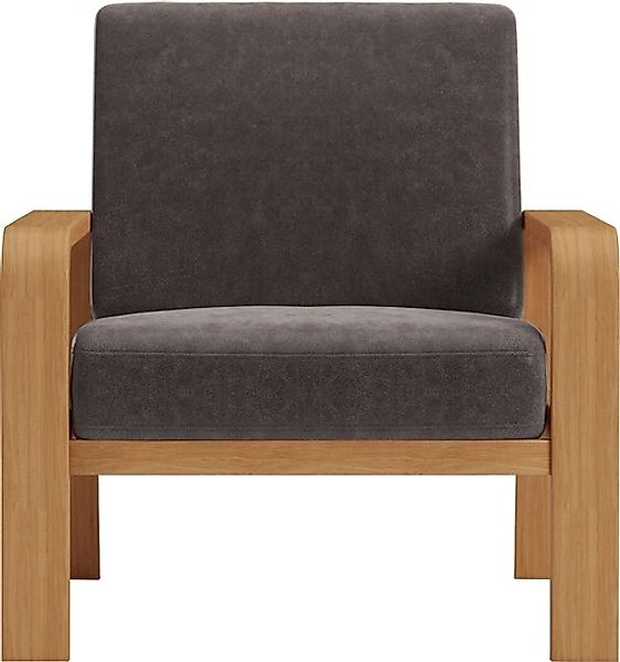 sit&more Sessel »Kolding«, Armlehnen aus eichefarbigem Buchenholz, verschie günstig online kaufen