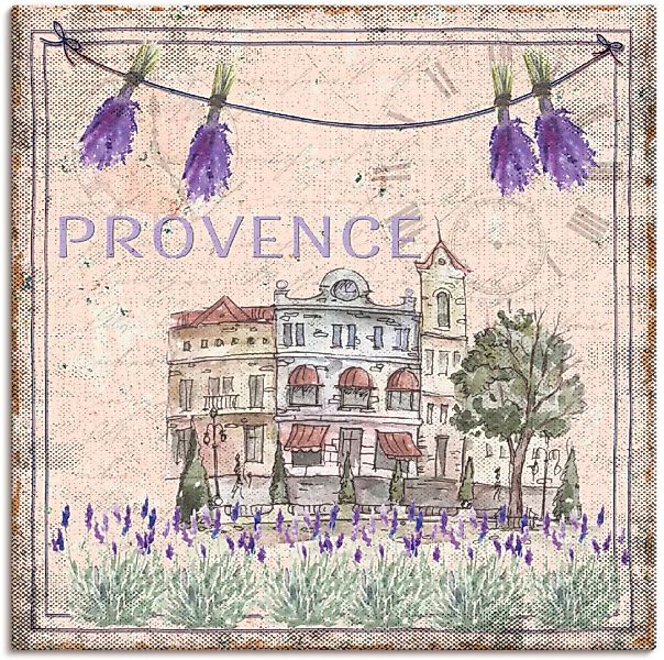 Artland Wandbild "Provence-meine Liebe", Blumen, (1 St.) günstig online kaufen