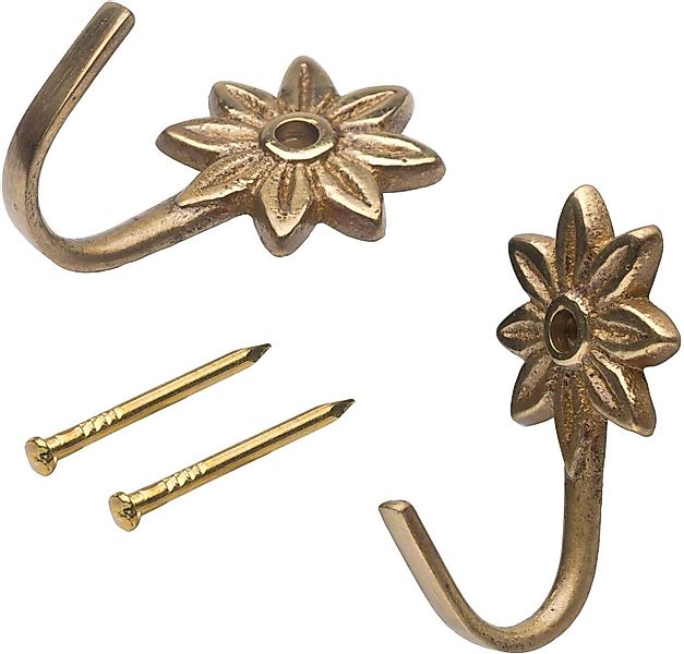 Liedeco Raffhaken Sternchen, Gardinen, (Set, 2-tlg), günstig online kaufen