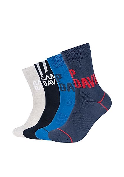 CAMP DAVID Socken "casual", (4 Paar), mit elastischem Bund günstig online kaufen