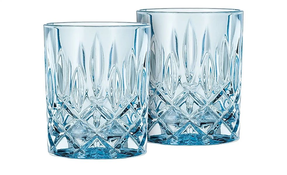 Nachtmann Whiskygläser 2er Set Noblesse ¦ blau ¦ Glas ¦ Maße (cm): H: 10,2 günstig online kaufen
