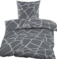 KH-Haushaltshandel Bettwäsche Seersucker Bettwäsche, 135x200+80x80cm, bügel günstig online kaufen
