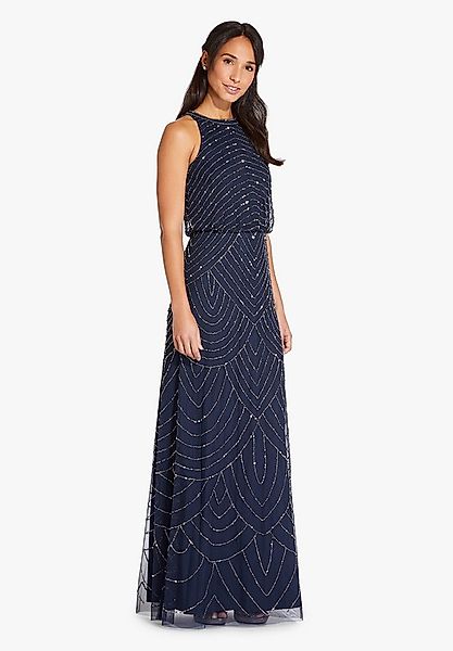 Adrianna Papell Abendkleid Beaded Halter Long Dress Tailliert, figurbetont, günstig online kaufen