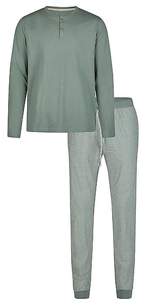 Phil & Co. Schlafanzug Herren Pyjama lang (2 tlg) Baumwolle günstig online kaufen