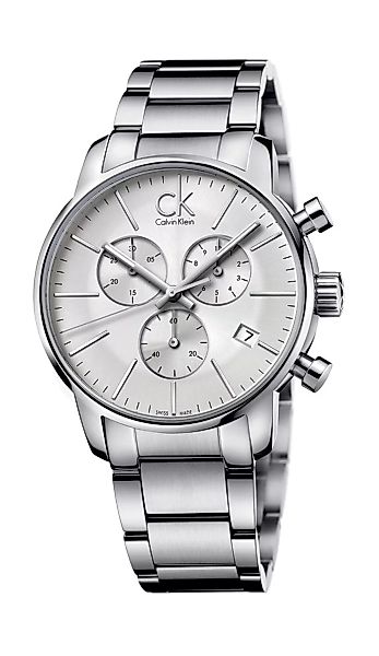 Calvin Klein city chrono silver steel K2G27146 Herrenchronograph günstig online kaufen