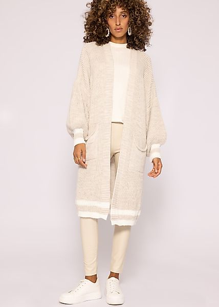 SASSYCLASSY Longstrickjacke Oversize Strickjacke Damen lang günstig online kaufen