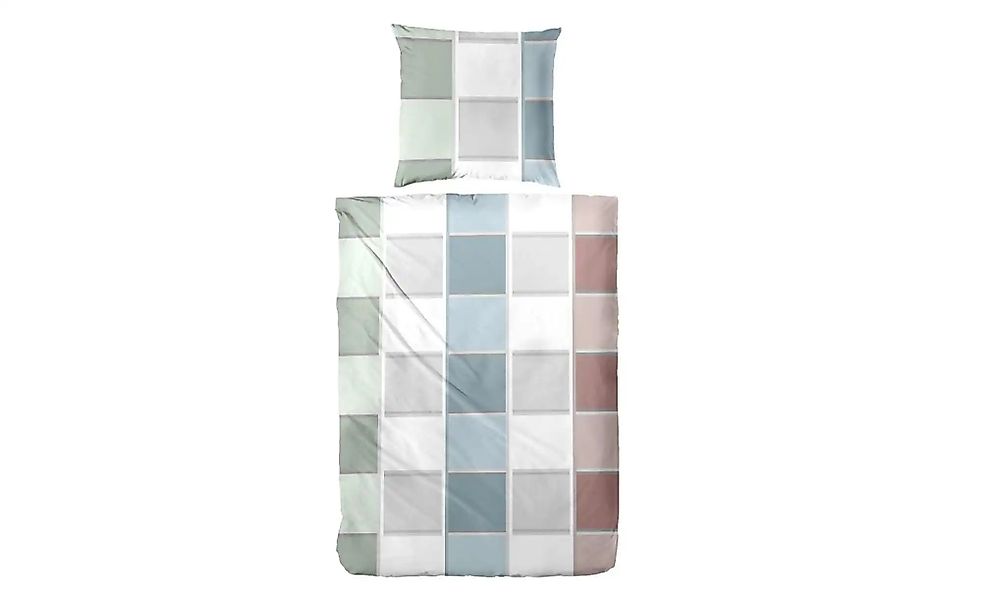 Bettwäsche-Set   ¦ blau ¦ Maße (cm): B: 135 H: 1 Bettwaren > Bettwäsche > B günstig online kaufen