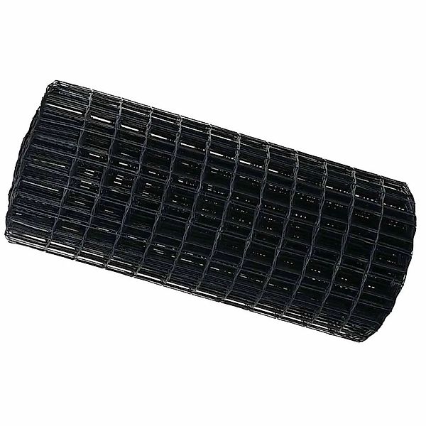 vidaXL Eurozaun Grau 0,4 x 10 m PVC-beschichtetes Eisen 42004474 günstig online kaufen