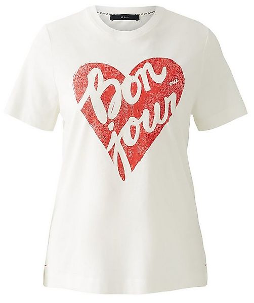 Oui T-Shirt Oui Damen T-Shirt - weiß 38 (1-tlg) günstig online kaufen