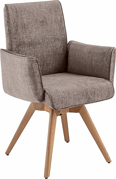 K+W Komfort & Wohnen Drehstuhl, Flachgewebe H2O 660, Armlehnenstuhll mit 36 günstig online kaufen