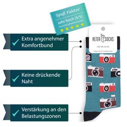 AlterSocks Freizeitsocken Lustige Socken Wasser Socken günstig online kaufen