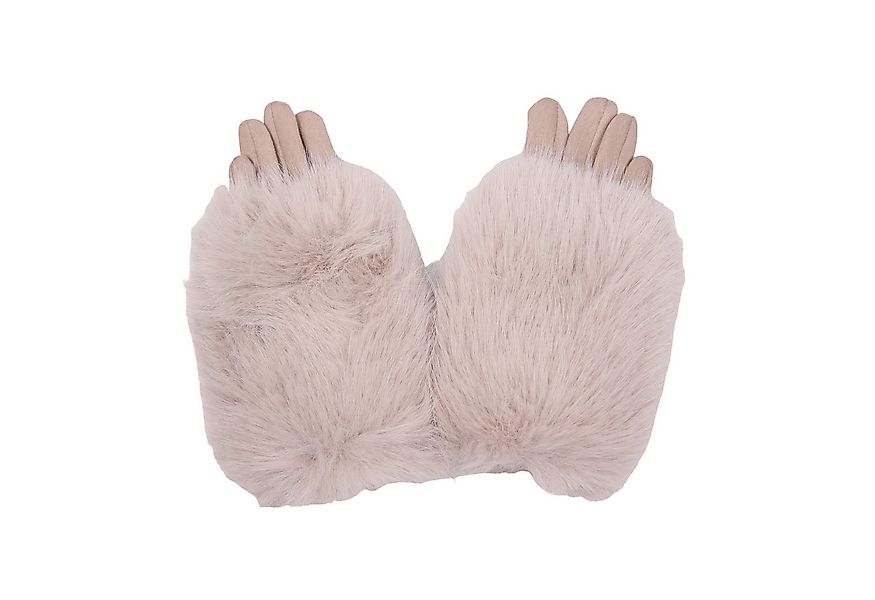 MIRROSI Thermohandschuhe Damen Handschuhe aus Kunstfell 2 in 1 Kuschelig, s günstig online kaufen