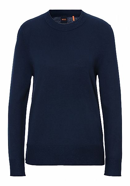 BOSS ORANGE Strickpullover "C Fanikale", klassicher Basic-Pullover, Rundhal günstig online kaufen