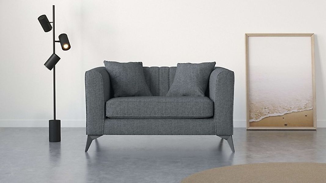 Places of Style Loveseat »MATTHEW Loungesessel, Maße B/T/H: 130/86/74 cm«, günstig online kaufen