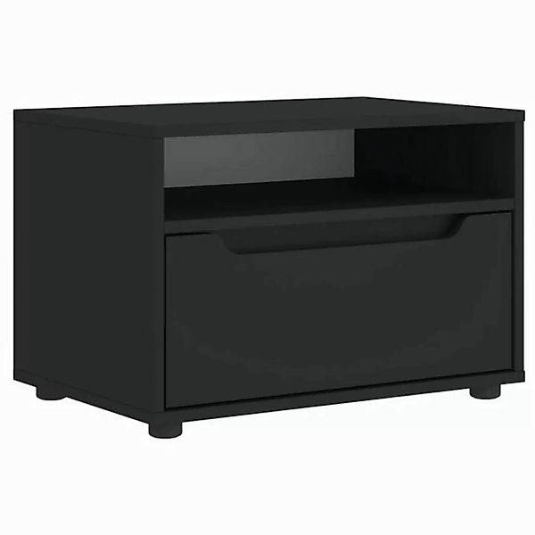 vidaXL TV-Schrank TV-Schrank VISNES Schwarz 60x40x38 cm Holzwerkstoff (1-St günstig online kaufen