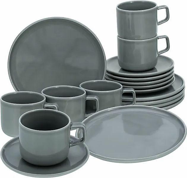 CreaTable Kaffeeservice »Chef Collection«, (Set, 18 tlg., Kaffeegeschirr fü günstig online kaufen