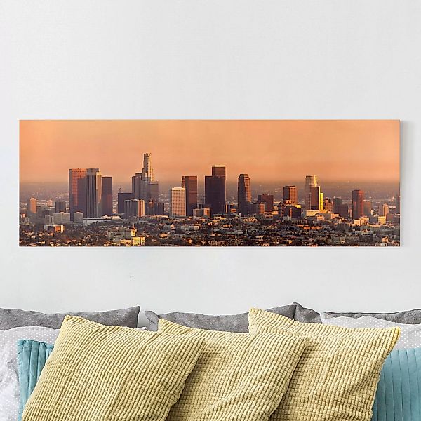 Leinwandbild Architektur & Skyline - Panorama Skyline of Los Angeles günstig online kaufen