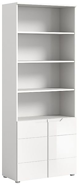 Home affaire Aktenschrank "CAPRI, 2 Türen inkl. eingefasster Griffmulde, 5 günstig online kaufen