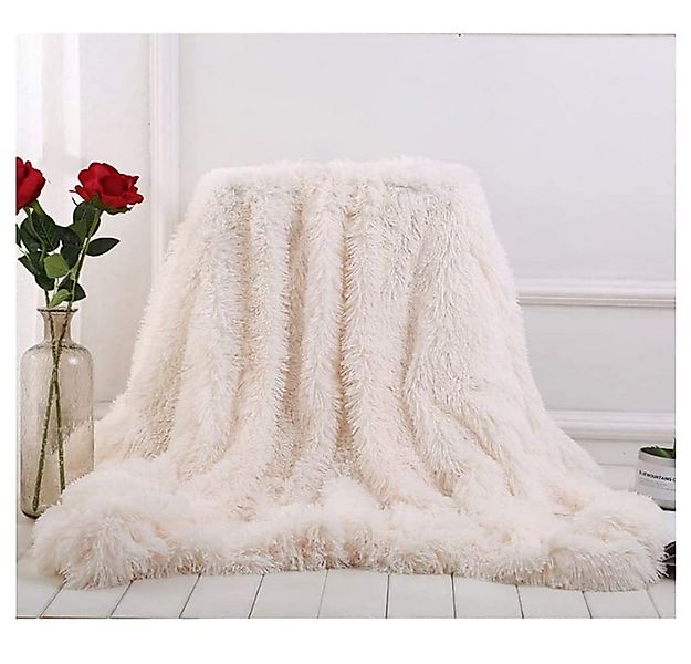Wohndecke Super Weiche lange Zotteldecke, Flauschig Kuscheldecke Warme & Ko günstig online kaufen