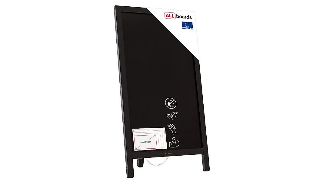 ALLboards Standtafel ALLboards Kundenstopper mit lackiertem Holzrahmen Werb günstig online kaufen