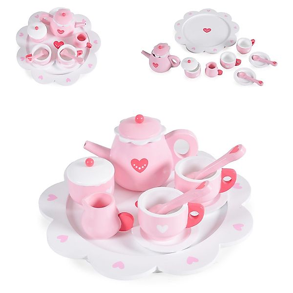 Moni Spielgeschirr Kinder Teeservice Herz 005, günstig online kaufen
