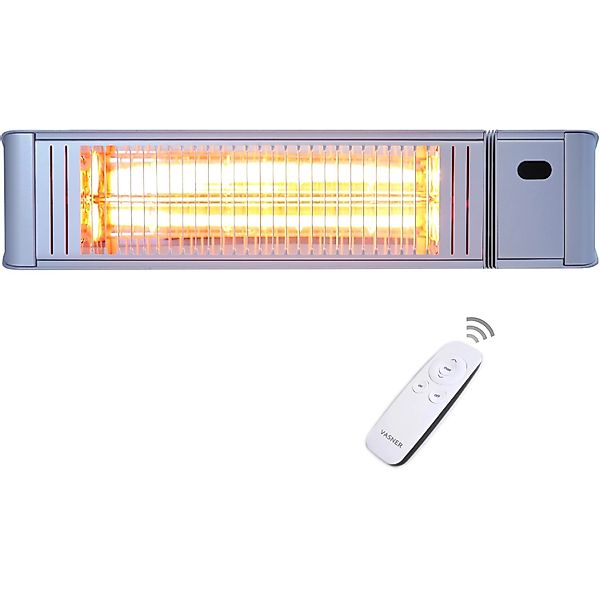 Vasner Infrarot-Heizstrahler Teras X20 2000 Watt mit Fernbedienung  Silber günstig online kaufen