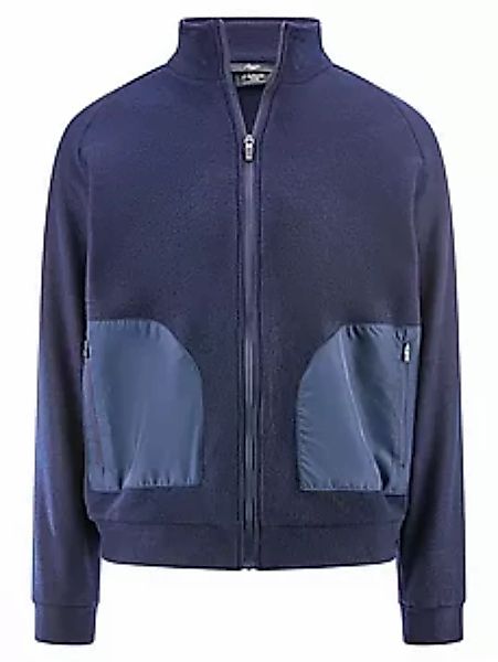 Fleece-Freizeitjacke Authentic Klein blau günstig online kaufen
