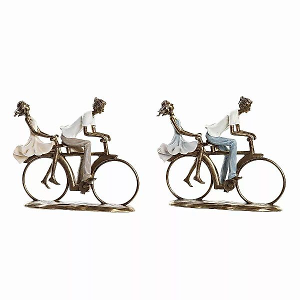 Deko-figur Dkd Home Decor Kupfer Harz Moderne Ehepaar (27 X 9,5 X 23 Cm) (2 günstig online kaufen