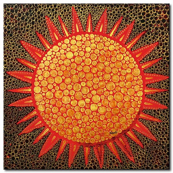Wandbild Goldene Sonne  XXL günstig online kaufen