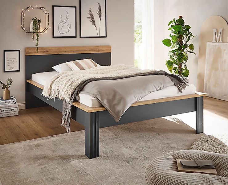 Home affaire Einzelbett »WESTMINSTER Bett im Landhausstil, Doppelbett, Bett günstig online kaufen