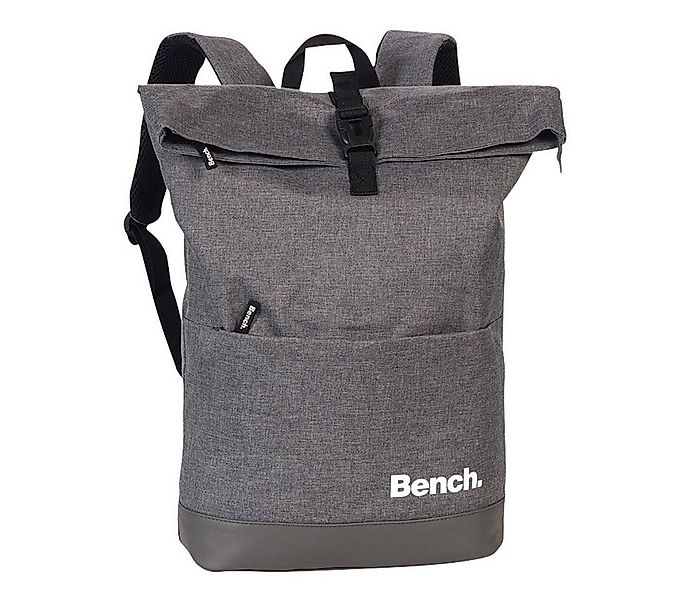 Bench. Freizeitrucksack Rucksack Roll-Top CLASSIC Dunkelgrau (1 Stück), Fre günstig online kaufen