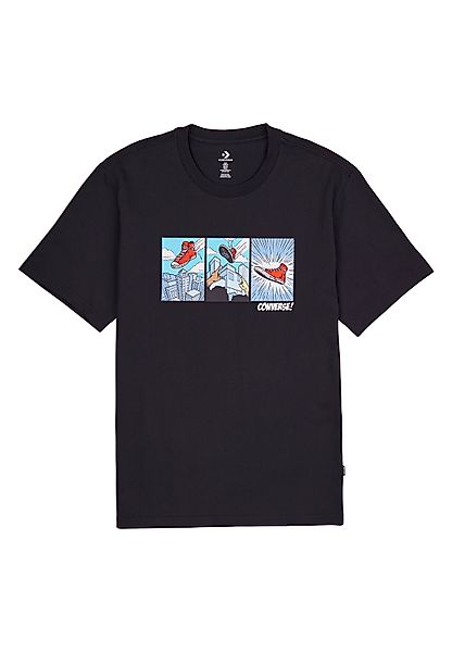 Converse Herren T-Shirt COMIC GRAPHIC TEE 10022936 Black Schwarz günstig online kaufen