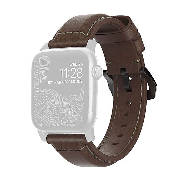 Nomad Smartwatch-Armband Traditional Strap Leather Connector günstig online kaufen