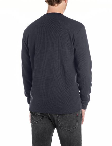 Replay Longsleeve Regular Fit, Rundhalsform günstig online kaufen