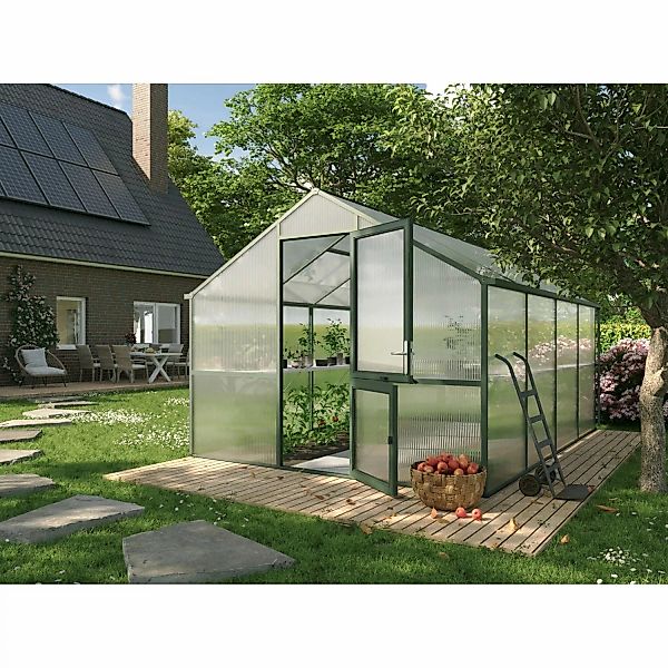 KGT Gewächshaus Tannengrün 12,74 m² günstig online kaufen