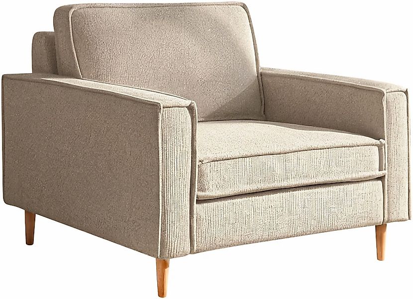Home affaire Loveseat »Pinto Skandi 105 cm, Chenille, Struktur« günstig online kaufen