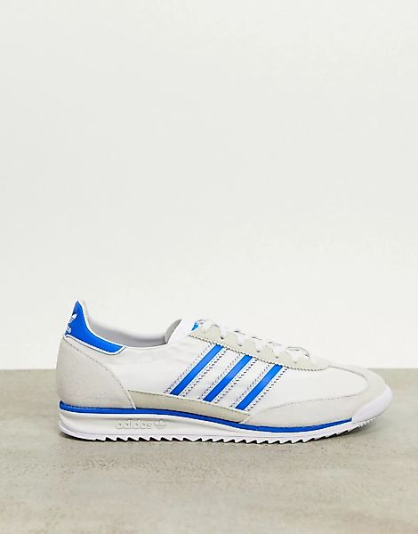 adidas Originals – SL 72 – Weiße Sneaker-Grau günstig online kaufen