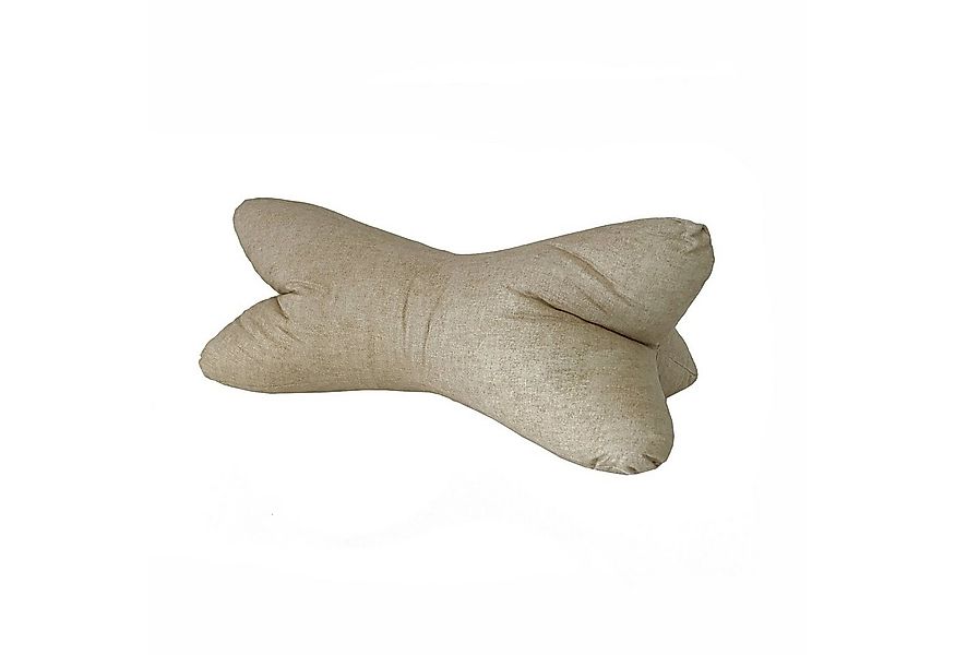 Dr. Berger Nackenkissen Leseknochen Beige Natur 40 x 16 cm günstig online kaufen