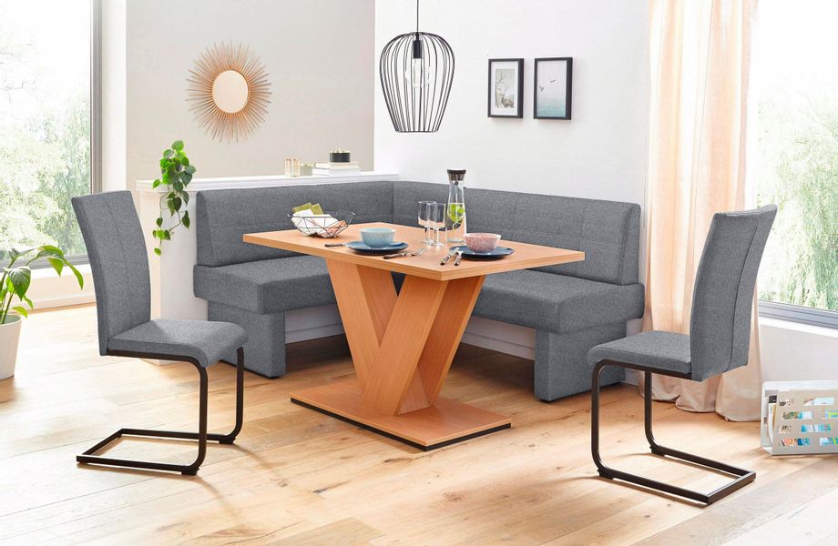 Home affaire Freischwinger "Nils" (Set) 2 Stk. Struktur grob  Strukturstoff günstig online kaufen