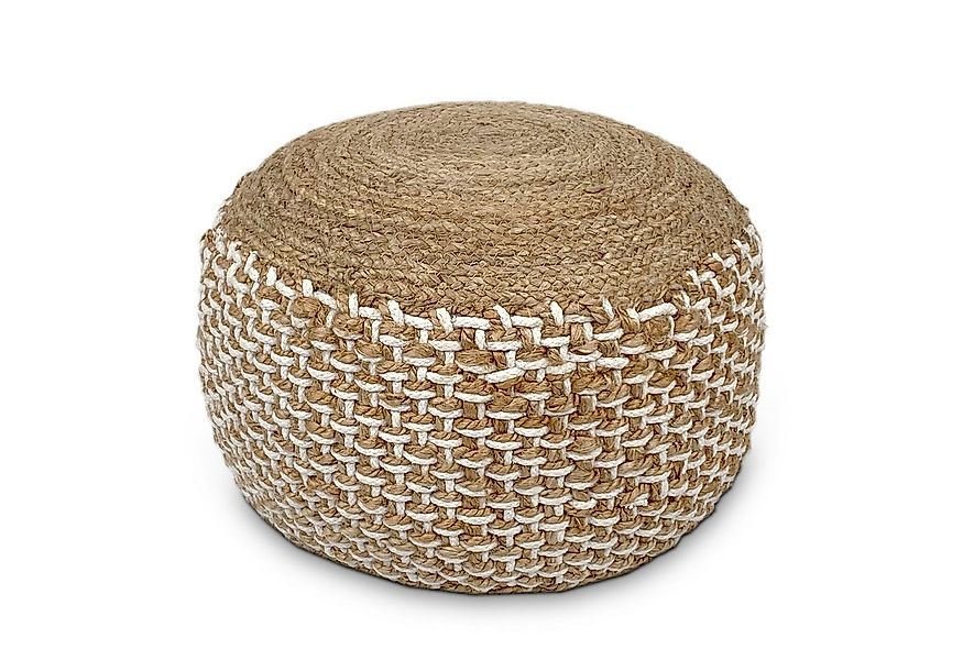 Amagohome Sitzhocker Sitzhocker Sitzpouf Jute Bodenkissen rund quadratisch günstig online kaufen