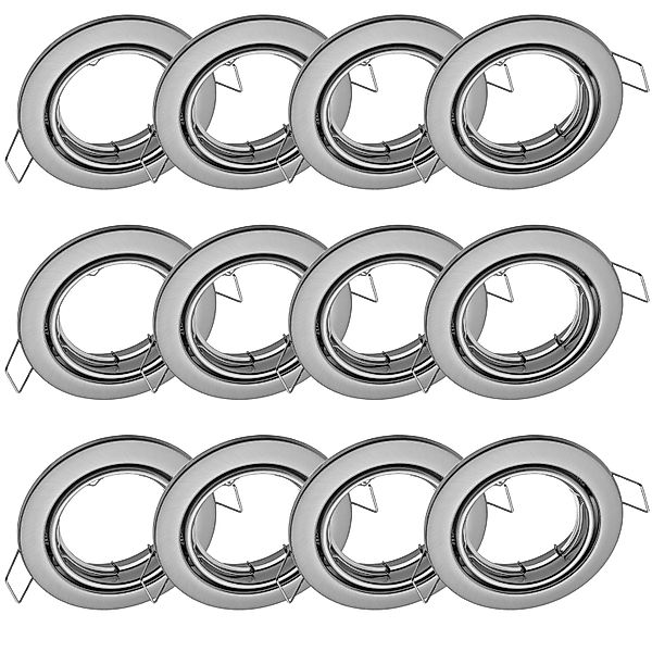 Oktaplex 12er Set Einbauleuchte Dijon Schwenkbar für LED-Module 50mm Spot R günstig online kaufen