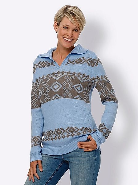 Sieh an! Strickpullover Norwegerpullover . günstig online kaufen