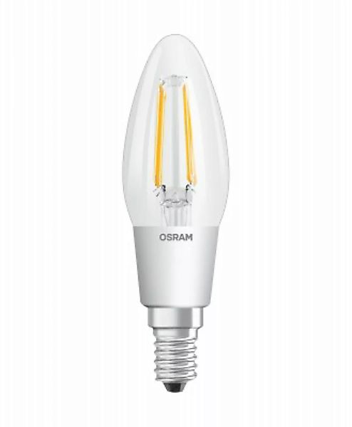OSRAM LED SUPERSTAR CLASSIC B 40 BLI DIM Warmweiß Filament Klar E14 Kerze günstig online kaufen