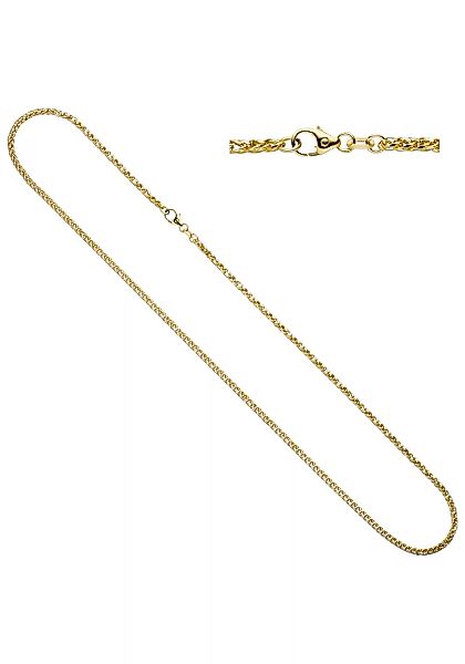 JOBO Goldkette, Zopfkette 585 Gold bicolor 45 cm 1,9 mm günstig online kaufen