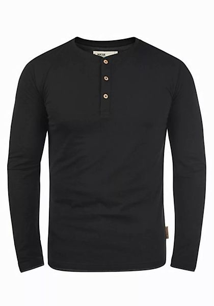 Indicode Rundhalsshirt IDGifford Longsleeve mit Knopfleiste günstig online kaufen