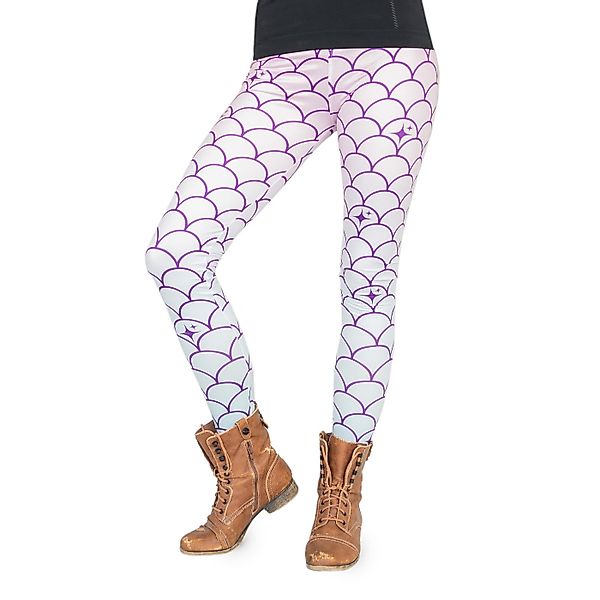 cosey Leggings Motiv-Leggings (Einheitsgröße) - Design Meerjungfrau Rosa (a günstig online kaufen
